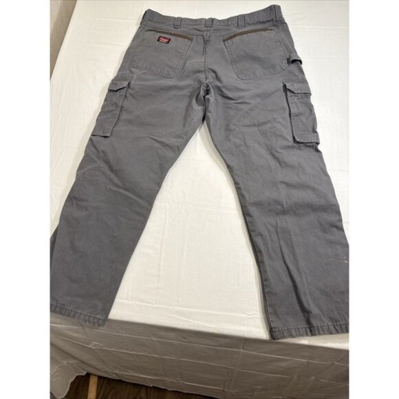 Wrangler Men's Size 40x30 Workwear Ranger Cargo Double Knee Pants Ripstop Green - Picture 6 of 10